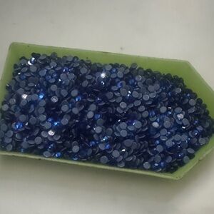 Loose Dark Blue Flatback Rhinestones